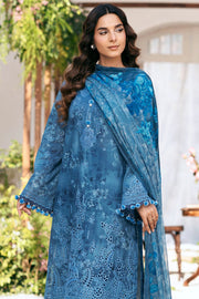 Motifz Amal Embroidered Lawn Unstitched 3Pc Suit 5434-LILLY