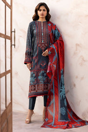 Motifz Umang Premium Embroidered Lawn Unstitched 3Pc Suit 5465-EWA