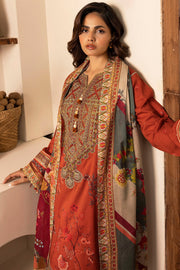 Motifz Umang Premium Embroidered Lawn Unstitched 3Pc Suit 5473-BRENNA