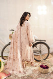 Safwa Kishmish Premium Embroidered Chikankari Lawn Unstitched 3Pc Suit SKH-08