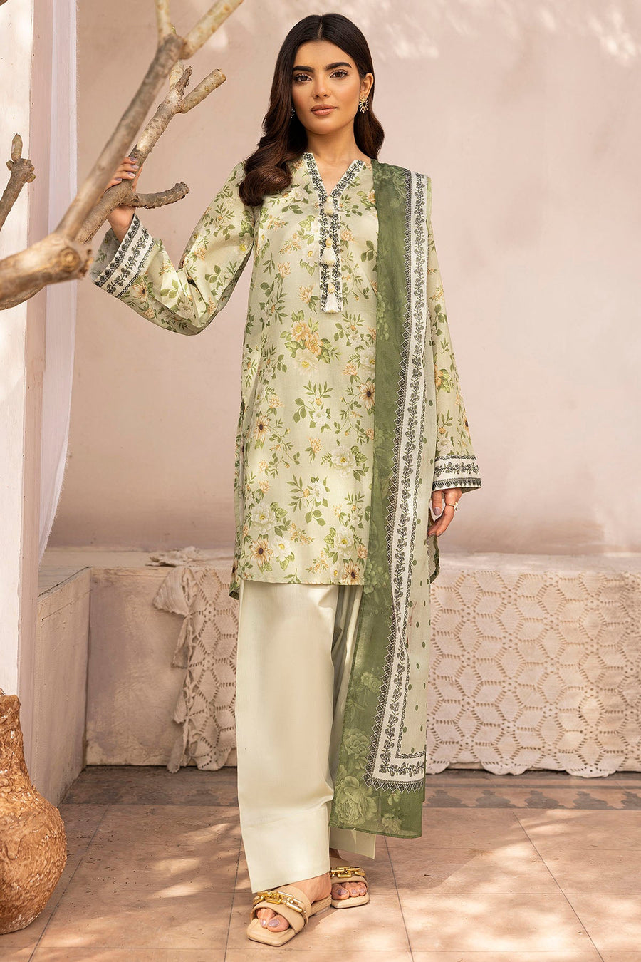 Motifz Rang Vol-03 Printed Lawn Unstitched 3Pc Suit 5505-AYSEL