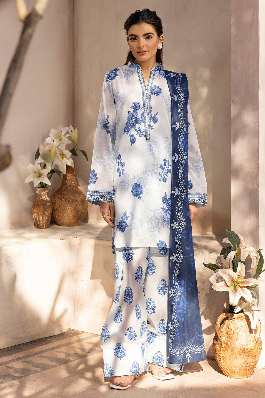 Motifz Rang Vol-04 Printed Lawn Unstitched 3Pc Suit 5520-KYMA