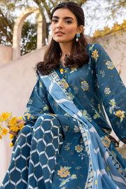 Motifz Rang Vol-04 Printed Lawn Unstitched 3Pc Suit 5522-BREA