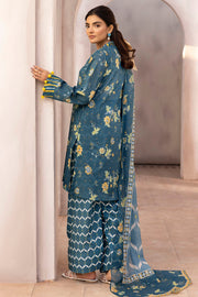 Motifz Rang Vol-04 Printed Lawn Unstitched 3Pc Suit 5522-BREA