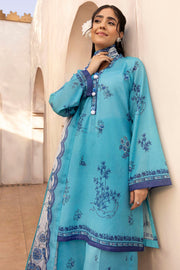 Motifz Rang Vol-04 Printed Lawn Unstitched 3Pc Suit 5523-ELECTRA