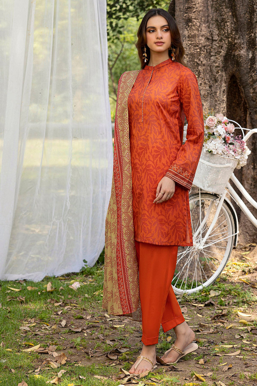 Motifz Rang Vol-07 Printed Lawn Unstitched 3Pc Suit 5557-ZOEY
