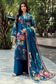 Motifz Umang Premium Embroidered Lawn Unstitched 3Pc Suit 5567-YARA