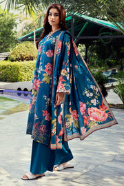 Motifz Umang Premium Embroidered Lawn Unstitched 3Pc Suit 5567-YARA