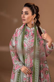 Ixora by Safwa Fine Printed Doria Lawn Unstitched 3Pc Suit ICS-35