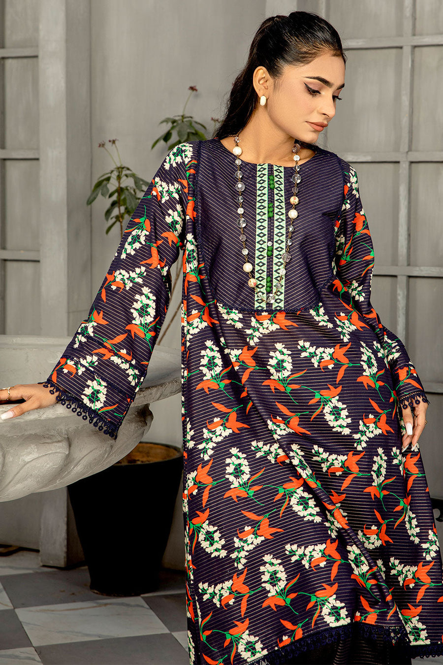 Safwa Tulip Vol-04 Printed Masuri Unstitched 2Piece Suit TZK-70