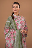 Ixora by Safwa Fine Printed Doria Lawn Unstitched 3Pc Suit ICS-35