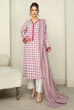 Ixora by Safwa Fine Printed Doria Lawn Unstitched 3Pc Suit ICS-36