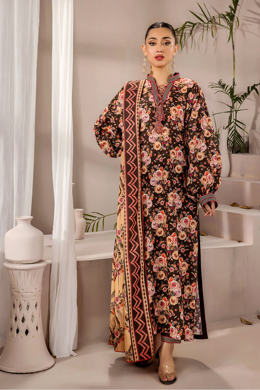 Koka by Safwa Digital Printed Doria Cambric Unstitched 3Pc Suit KOK-33