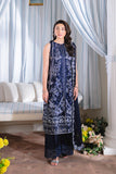 Neeshay Dastaan Embroidered Chiffon Unstitched 3Pc Suit - Neelisha