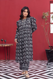Safwa Printed Lawn Pret 2Pc Suit (Shirt/Trouser) P000430