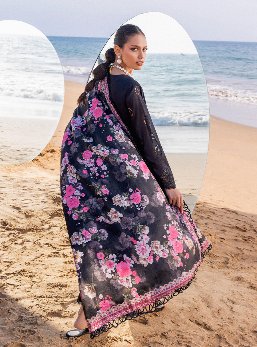 Zainab Chottani Embroidered Chikankari Lawn Unstitched 3Pc Suit D-05A Kanza
