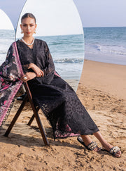 Zainab Chottani Embroidered Chikankari Lawn Unstitched 3Pc Suit D-05A Kanza