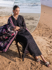 Zainab Chottani Embroidered Chikankari Lawn Unstitched 3Pc Suit D-05A Kanza