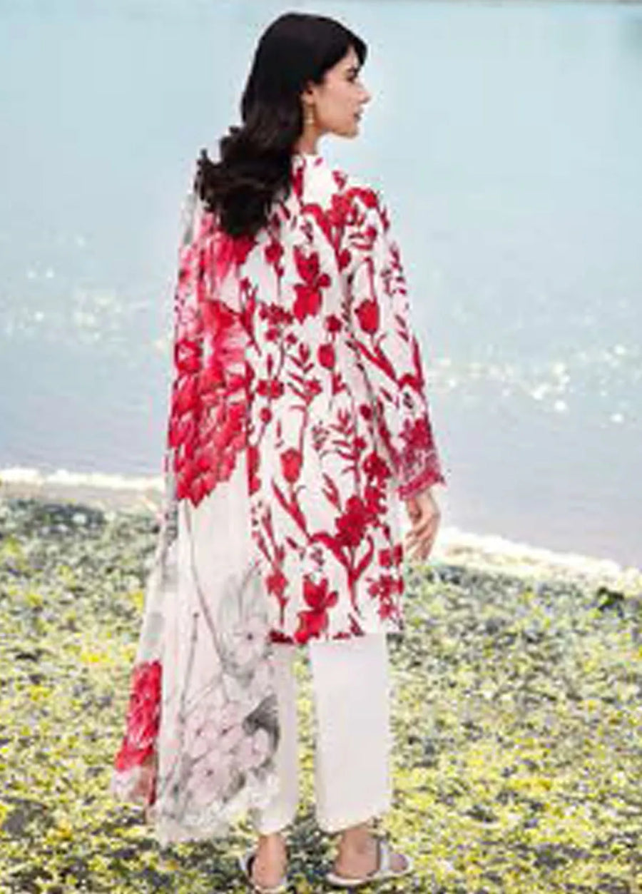 Maria.B M.Basics Embroidered Lawn Unstitched 3Pc Suit MB-05A