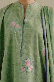 Coco by Zara Shahjahan Embroidered Lawn Unstitched 3Pc Suit 05A-SUFA