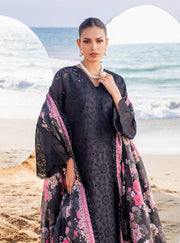 Zainab Chottani Embroidered Chikankari Lawn Unstitched 3Pc Suit D-05A Kanza