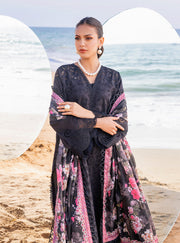 Zainab Chottani Embroidered Chikankari Lawn Unstitched 3Pc Suit D-05A Kanza
