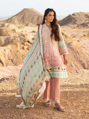 ELAF Premium Signature Embroidered Lawn Unstitched 3Pc Suit ESC-05A PETAL WHISPER