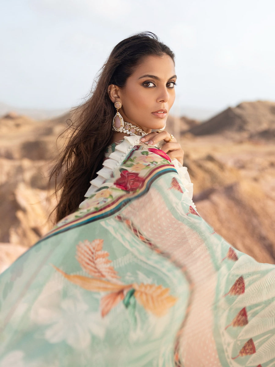 ELAF Premium Signature Embroidered Lawn Unstitched 3Pc Suit ESC-05A PETAL WHISPER