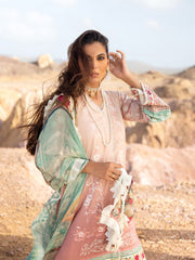ELAF Premium Signature Embroidered Lawn Unstitched 3Pc Suit ESC-05A PETAL WHISPER