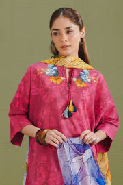 Coco by Zara Shahjahan Prints Unstitched Lawn 3Pc Suit D-05A Gece
