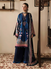 Maria B MBasics Embroidered Slub Khaddar Unstitched 3Pc Suit MB-CUSV15-05A