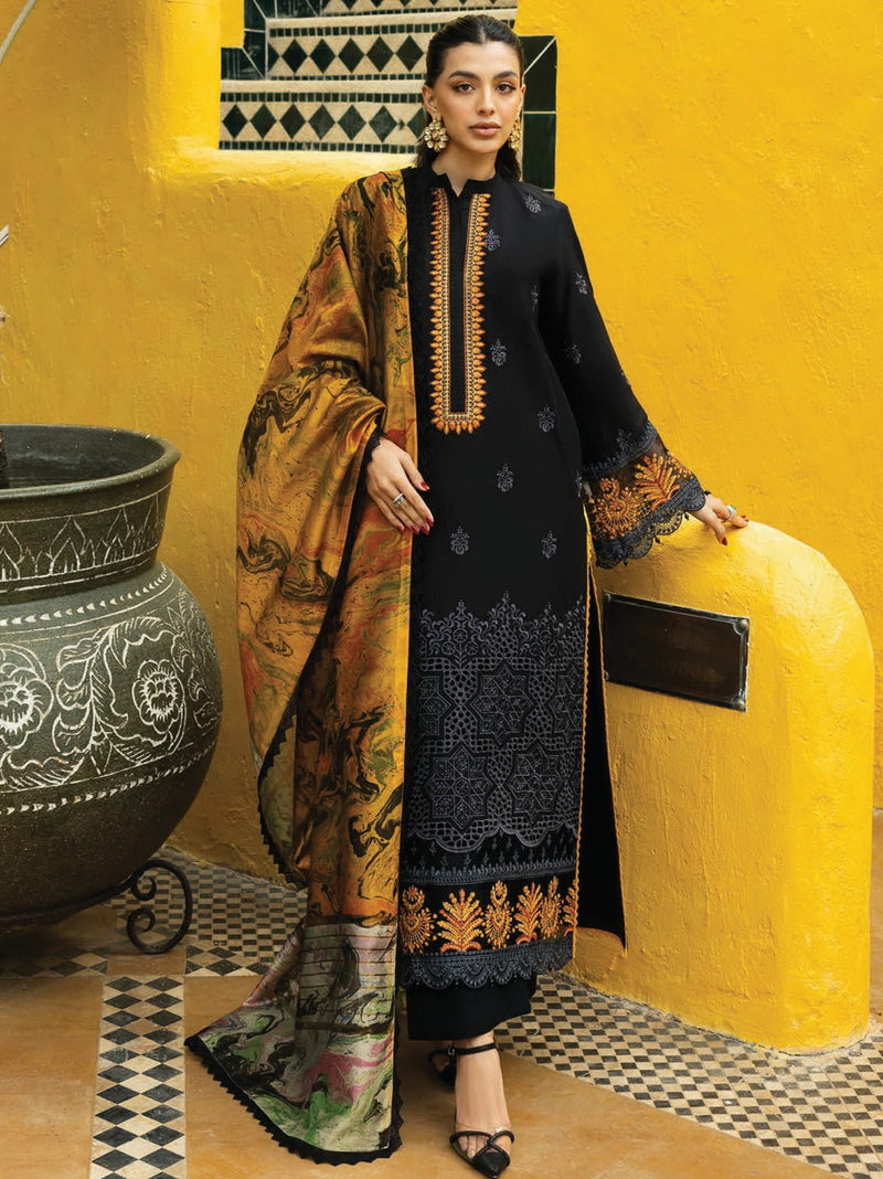 Zainab Chotani ZC-233 Embroidered Velvet Three piece Winter Collection main image 1
