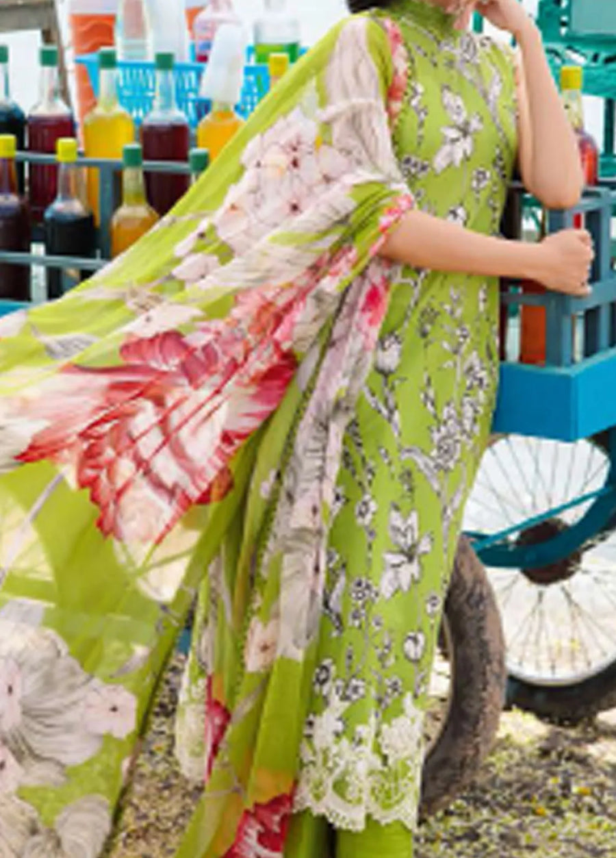 Maria.B M.Basics Embroidered Lawn Unstitched 3Pc Suit MB-05B