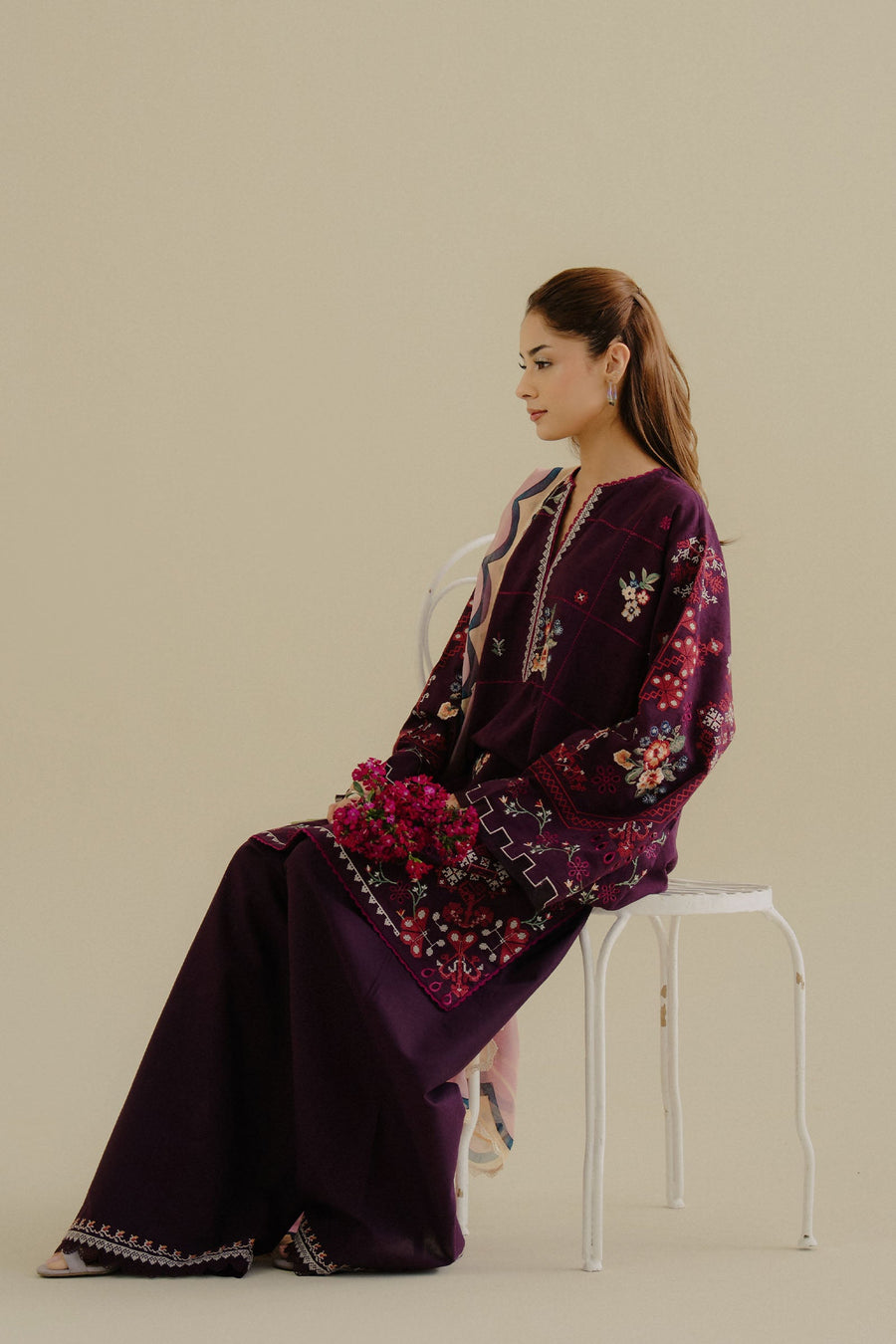 Coco by Zara Shahjahan Embroidered Lawn Unstitched 3Pc Suit 05B-SUFA