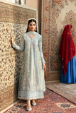 light blue embroidered traditional 