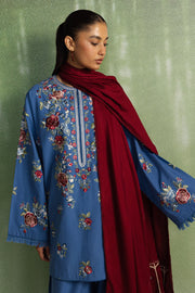 Coco Zara Shahjahan Embroidered Karandi Unstitched 3Pc D-9A ASMANI