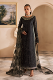 Emaan Adeel Celine Luxury Pret Embroidered Organza 3Pc Suit - Meshki