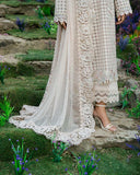 Zevk Flora Festive Embroidered Lawn Unstitched 3Pc Suit - ASEEL