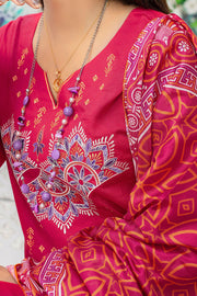 Safwa Embroidered Lawn Pret 3Pc Suit 3P-EMB-112