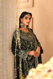 Emaan Adeel Sheherzadi Embroidered Chiffon Unstitched 3Pc Suit - VANIA