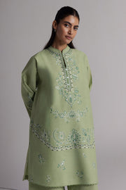Coco Zara Shahjahan Embroidered Khaddar Unstitched 3Pc D-4B NEELAM