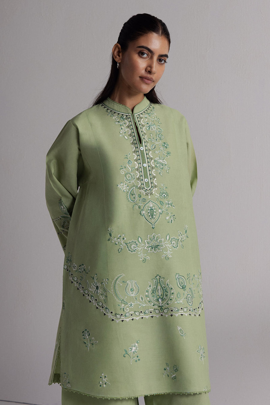 Coco Zara Shahjahan Embroidered Khaddar Unstitched 3Pc D-4B NEELAM