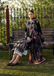 Saira Shakira Bloom Unstitched Lawn 3Pc Suit SS-25-06B SAUVAGE