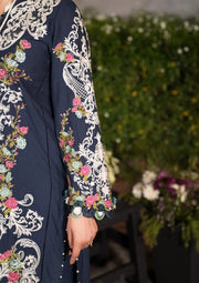 Elaf Premium Embroidered Karandi Unstitched 3Ps Suit EPW-6B Moonlit Promises