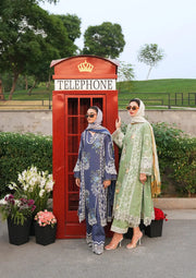 Elaf Premium Embroidered Linen Unstitched 3Ps Suit EPW-4A Secret Serenade