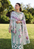 CELESTIAL Pastel green with Floral Prints from ELAF's "PRINT CHIKANKARI" 2024 Collection.