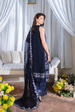 Neeshay Dastaan Embroidered Chiffon Unstitched 3Pc Suit - Neelisha