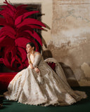 Freeshia by Suffuse Embroidered Shesha Silk Unstitched 3Pc Suit - ISRANA