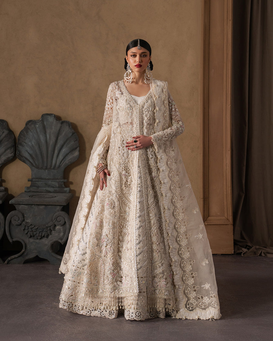 Afrozeh Embroidered Luxury Bridal Unstitched 3Pc Suit AFB-25-02 SERAPHINE
