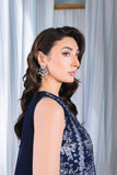 Neeshay Dastaan Embroidered Chiffon Unstitched 3Pc Suit - Neelisha